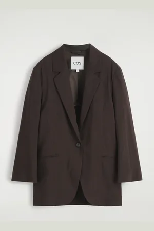 H&M BLAZER MONOPETTO IN LINO