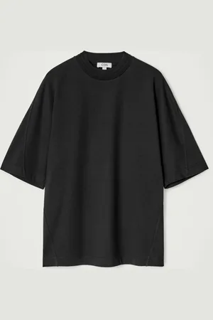 H&M T-SHIRT OVERSIZE PESANTE CON COLLO A LUPETTO