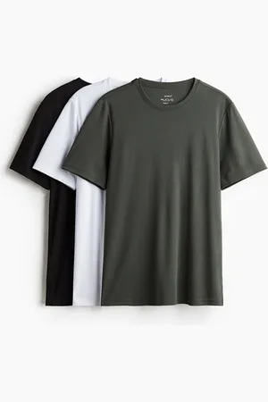 H&M T-shirt sportive Regular Fit con DryMove 3 pezzi