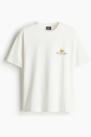 H&M T-shirt con stampa Loose Fit