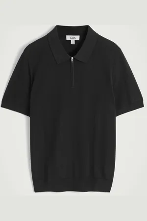 H&M POLO SLIM IN MAGLIA DI SETA CON CERNIERA