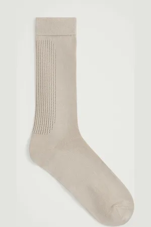 H&M POINTELLE-KNIT COTTON SOCKS