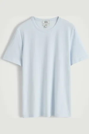 H&M T-SHIRT IN COTONE SPAZZOLATO DAL TAGLIO REGOLARE