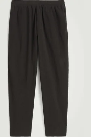 H&M PANTALONI IN COTONE INCRESPATO