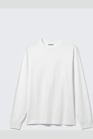 H&M T-shirt relaxed a maniche lunghe in cotone