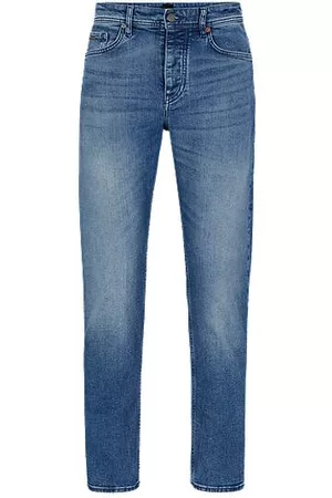 HUGO BOSS Uomo Jeans affusolati - Jeans con fit affusolato in comodo denim elasticizzato