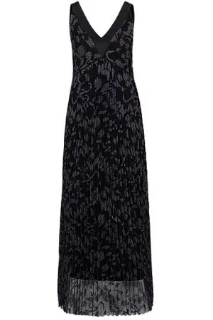 HUGO BOSS Donna Vestiti lunghi - Vestito senza maniche in pizzo effetto farfalle