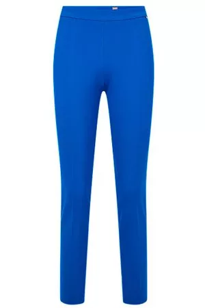 HUGO BOSS Donna Pantaloni eleganti - Pantaloni regular fit in tessuto elasticizzato