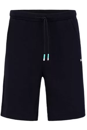 HUGO BOSS Uomo Pantaloncini - Bermuda regular fit con loghi multicolore