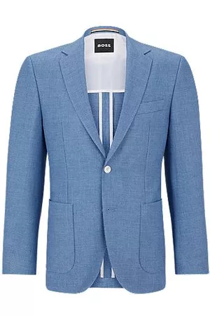 HUGO BOSS Uomo Giacche - Giacca regular fit in tessuto con micromotivo