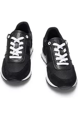 HUGO BOSS Sneakers per bambini in materiali misti con logo a contrasto