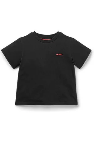 HUGO BOSS Bambino T-shirt - T-shirt per bambini in cotone con logo stampato