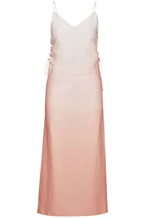 HUGO BOSS Donna Abiti sottoveste - Vestito sottoveste in morbido satin con stampa dégradé