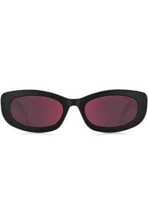 HUGO BOSS Donna Occhiali da sole - Occhiali da sole con dettaglio in smalto colorato