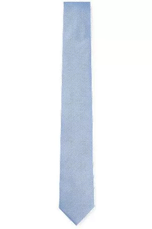 HUGO BOSS Uomo Papillon - Set con cravatta e pochette in seta con micromotivo