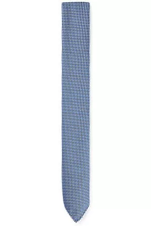 HUGO BOSS Uomo Papillon - Cravatta in tessuto riciclato con micromotivo