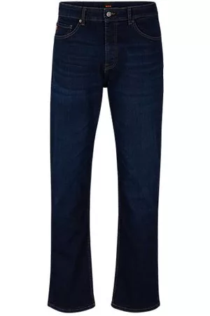 HUGO BOSS Uomo Jeans - Jeans relaxed fit in denim super stretch blu