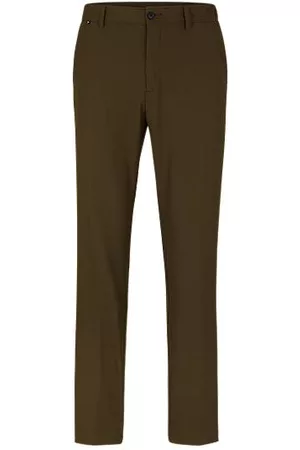 HUGO BOSS Uomo Pantaloni eleganti super skinny - Pantaloni slim fit in tessuto elasticizzato ad alte prestazioni