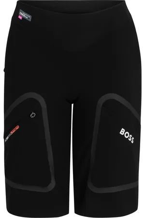 HUGO BOSS X ASSOS Shorts stile cargo idrorepellenti con dettagli riflettenti