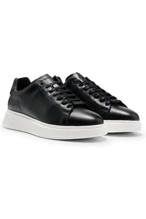 HUGO BOSS Sneakers in pelle con suola in gomma