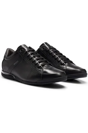 HUGO BOSS Sneakers in pelle con fodera interna per il controllo degli odori