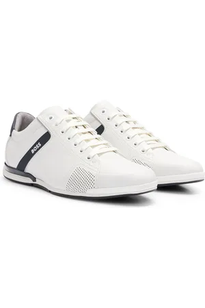 HUGO BOSS Sneakers in pelle con fodera interna per il controllo degli odori