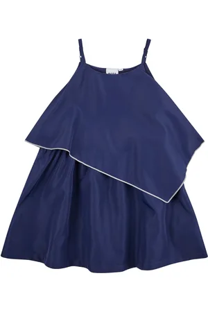 HUGO BOSS Vestito a strati con spalline regolabili per bambine