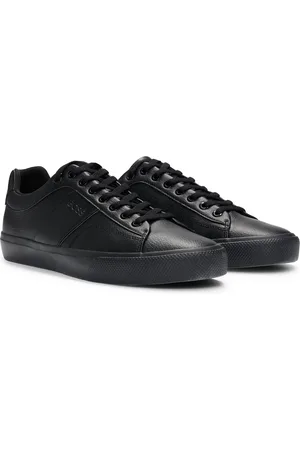 HUGO BOSS Sneakers in similpelle con lavorazione liscia e martellata