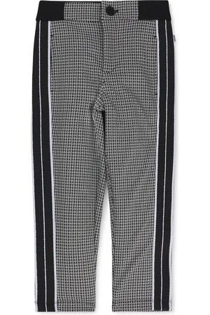 HUGO BOSS Pantaloni della tuta regular fit per bambini con motivo pied-de-poule