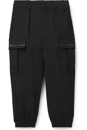 HUGO BOSS Pantaloni cargo per bambini con rifiniture brandizzate sulle tasche