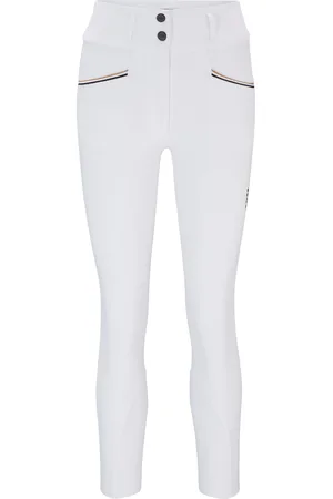 HUGO BOSS Pantaloni da equitazione a vita alta con grip al ginocchio