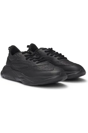 HUGO BOSS Sneakers in materiali misti con suola in EVA e tomaia con monogrammi
