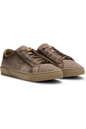 HUGO BOSS Sneakers low-top Gary in pelle scamosciata