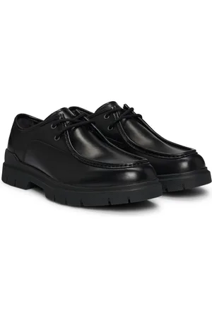 HUGO BOSS Scarpe Derby in pelle con doppie impunture