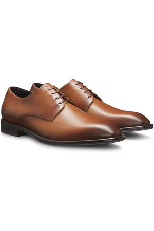 HUGO BOSS Scarpe derby in pelle con impunture