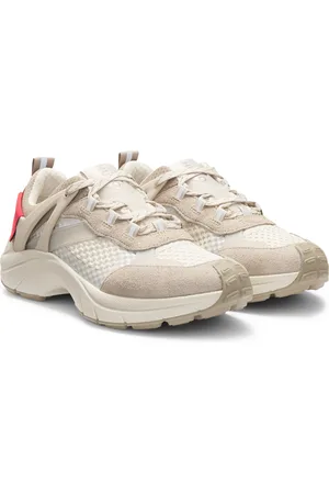 HUGO BOSS Sneakers esclusive con mesh e pelle scamosciata