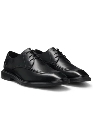 HUGO BOSS Scarpe Derby in pelle con doppie impunture