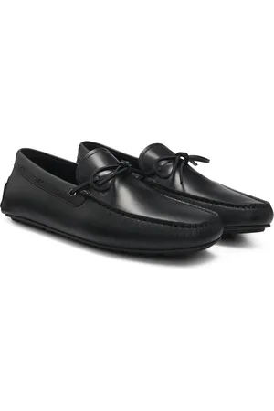 HUGO BOSS Mocassini in pelle con suola driver