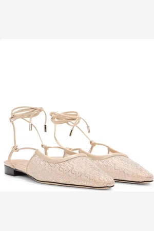 HUGO BOSS Mules in mesh con strass