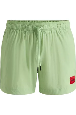 HUGO BOSS Boxer da mare con fodera interna integrale ed etichetta con logo rossa