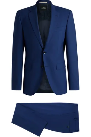 HUGO BOSS Abito regular fit in lana vergine elasticizzata
