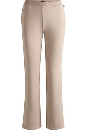 HUGO BOSS Pantaloni della tuta in terry elasticizzato con banda in maglia