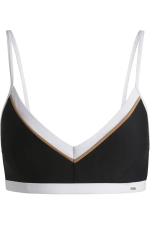 HUGO BOSS Top per bikini con protezione SPF 50 nei colori tipici del marchio