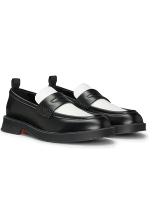 HUGO BOSS Mocassini penny in similpelle