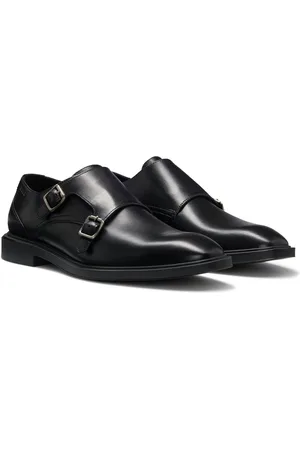 HUGO BOSS Scarpe monk in pelle con cinturino doppio