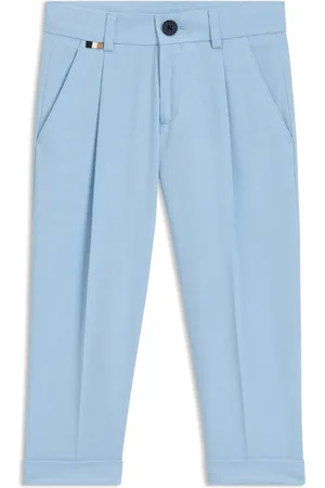 HUGO BOSS Pantaloni eleganti per bambini in tessuto elasticizzato