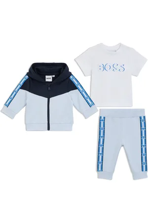 HUGO BOSS Tuta sportiva tre pezzi per neonati in confezione regalo