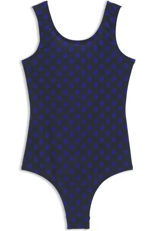 HUGO BOSS Costume da bagno da bambina scollato con monogramma