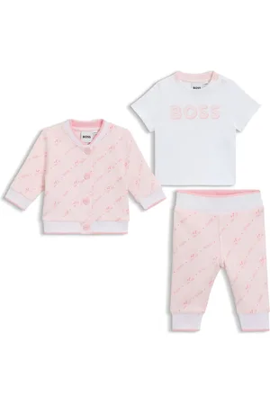 HUGO BOSS Tuta sportiva tre pezzi per neonati in confezione regalo