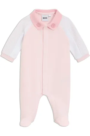 HUGO BOSS Pagliaccetto da notte per neonati in terry di misto cotone e jersey